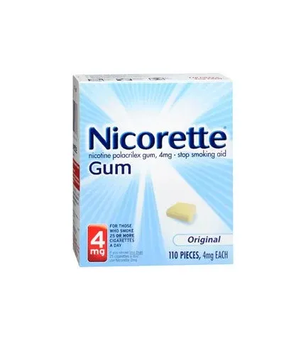 Glaxo Consumer Products - Nicorette - 00135015807 - Stop Smoking Aid Nicorette 4 mg Strength Gum