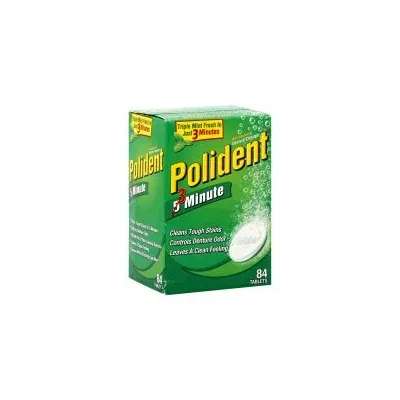 Glaxo Consumer Products - Polident - 01015805308 - Denture Cleaner Polident