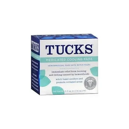 Blistex - Tucks - 04138800730 - Hemorrhoid Relief Tucks Pad 100 per Box
