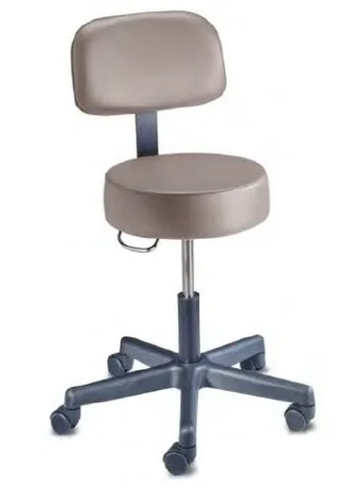 The Brewer - Value Plus Series - 22500V-US393 - Exam Stool Value Plus Series Pneumatic Height Adjustment 5 Casters Black