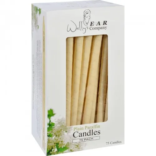Wally's - 1029735 - Natural Products Candles - Paraffin Plain - Case of 75