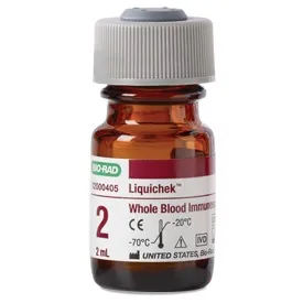 Bio-Rad Laboratories - Liquichek - 12000405 - Assayed Control Liquichek Whole Blood Immunosuppressant Level 2 6 X 2 mL