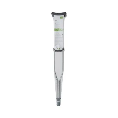 McKesson - 146-10432-8 - Underarm Crutches Aluminum Frame Tall Adult 350 lbs. Weight Capacity Push Button Adjustment