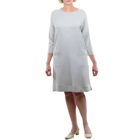 Narrative Apparel - WDBDZ0521 - Dress 3/4 Raglan Sleeve Heather Taupe X-large