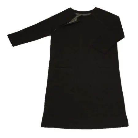 Narrative Apparel - WDBDZ0119 - Dress 3/4 Raglan Sleeve Dark Gray Heather X-small