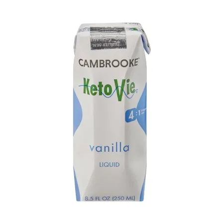 Cambrooke Therapeutics - KetoVie 4:1 - 50203 - Oral Supplement KetoVie 4:1 Vanilla Flavor Liquid 8.5 oz. Carton