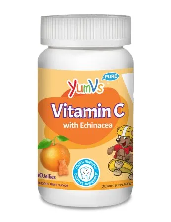 Geri-Care - YumV's - 9053-06 - Vitamin C Supplement YumV's Ascorbic Acid Gummy 60 per Bottle