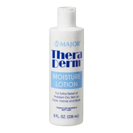 Major Pharmaceuticals - Thera Derm - 00904429909 - Hand And Body Moisturizer Thera Derm 8 Oz. Bottle Unscented Lotion