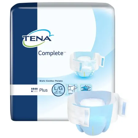 Essity - TENA Complete - 67330 -  Unisex Adult Incontinence Brief  Large Disposable Moderate Absorbency