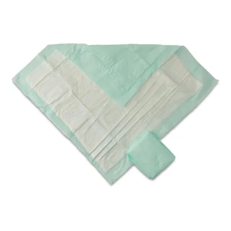 Medline - MUP0305P - Disposable Underpad 30 X 30 Inch Fluff / Polymer Heavy Absorbency