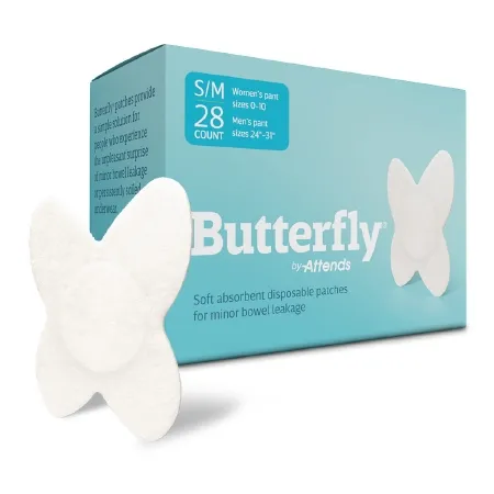 Attends Healthcare Products - Butterfly - 0240-0008 - Incontinence Liner Butterfly Small / Medium