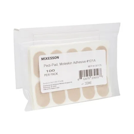 McKesson - 30125 - Pedi Pad Protective Pad Pedi Pad Size 101 A Adhesive Foot