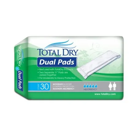 Secure Personal Care Products - TotalDry - SP1911 -  Incontinence Liner  11 Inch Length Moderate Absorbency Polymer Core One Size Fits Most