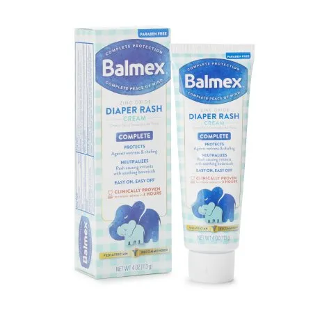 Emerson Healthcare - Balmex - 4100 - Diaper Rash Treatment Balmex 4 oz. Tube Scented Cream