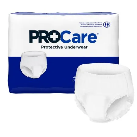 First Quality - ProCare - CRU-513 -  Unisex Adult Absorbent Underwear  Pull On with Tear Away Seams Large Disposable Moderate Absorbency