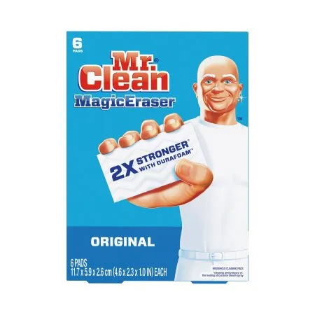 RJ Schinner - Mr. Clean Magic Eraser Original - 79009 - Co  Cleaning Pad  White NonSterile Melamine Foam 1 X 2 3/10 X 4 3/5 Inch Reusable