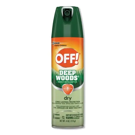 Lagasse - Off! Deep Woods Dry - SJN315652 - Insect Repellent Off! Deep Woods Dry Topical Liquid 4 oz. Aerosol Can
