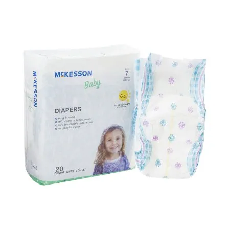 McKesson - BDSZ7 - Baby Diaper Tab Closure Disposable
