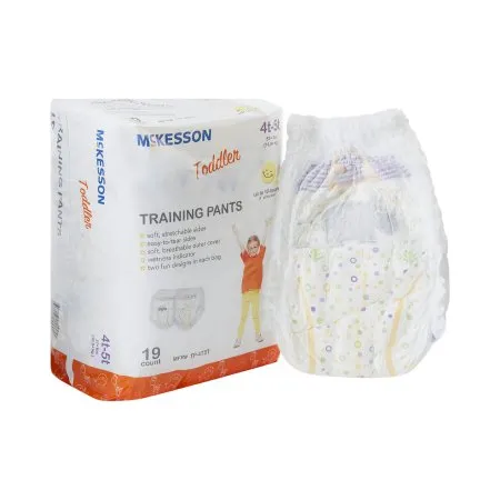 McKesson - From: TP3T4T To: TP4T5T - Toddler Training Pants Pull On 4T 5T Disposable Heavy Absorbency