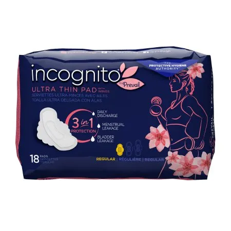 First Quality - 10006619 - Incognito Ultra Thin with Wings, Regular