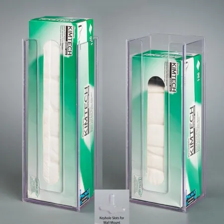 Poltex - LGLAB-W - Wipe Dispenser Poltex Clear Petg Manual 1 Box Wall Mount