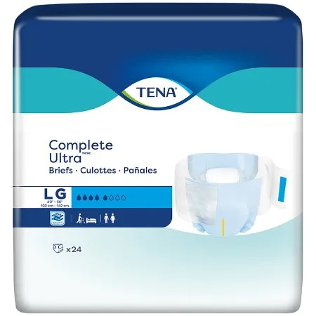 Essity Health & Medical Solutions - 67332 - Essity TENA Complete Ultra Unisex Adult Incontinence Brief TENA Complete Ultra Large Disposable Moderate Absorbency