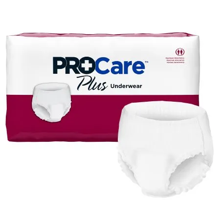 First Quality - ProCare Plus - CRP-512 -  Unisex Adult Absorbent Underwear  Pull On with Tear Away Seams Medium Disposable Moderate Absorbency