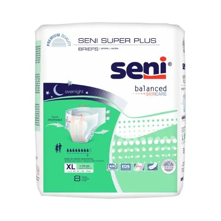 TZMO - Seni Super Plus - S-XL08-BP1 -  Unisex Adult Incontinence Brief  X Large Disposable Heavy Absorbency