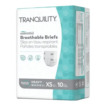 Pbe - Principle Business Enterprises - 2743 - Tranquility Essential Breathable Briefs - Heavy, X-Small/Youth Size 6/7, 18" - 26", 42 - 90 Lbs