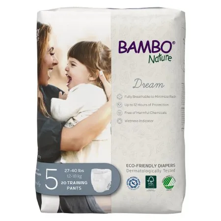 Abena North America - Bambo Nature Dream - 1000016930 - Pants, Training Bambo Nature Sz5 (20/bg 5bg/cs)