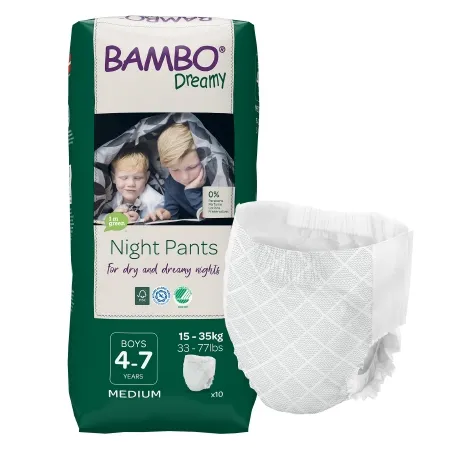 Abena North America - Bambo Dreamy - 1000018875 - Pants, Training Night Bambo Dreamy Boy 4-7yrs (10/bg 6bg/cs)