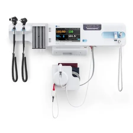 Welch Allyn - Connex - 84NTVX2-US - Integrated Wall System Connex Welch Allyn Connex Integrated Wall System With Nellcor Spo2, Suretemp Plus Thermometry, Bp Cuff And Cord Management System, Integrated Macroview Basic Led Otoscope And Panoptic Basic Led Op