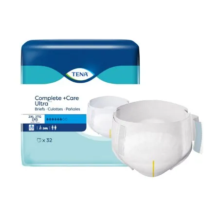 Essity Health & Medical Solutions - 61092 - Essity TENA Complete +Care Ultra Unisex Adult Incontinence Brief TENA Complete +Care Ultra 2X Large Disposable Moderate Absorbency