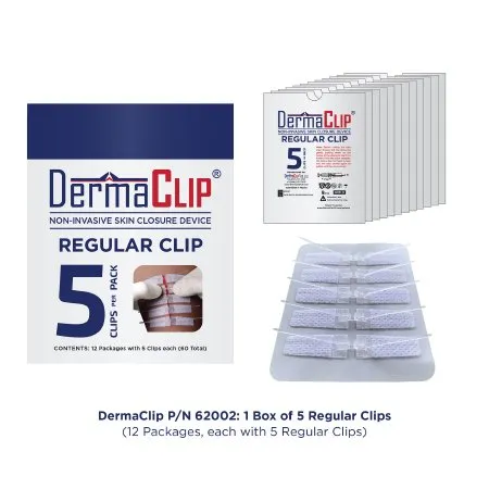 DermaClip US - 62002 - Non-invasive Skin Closure Dermaclip 3 Inch X 11mm Clear