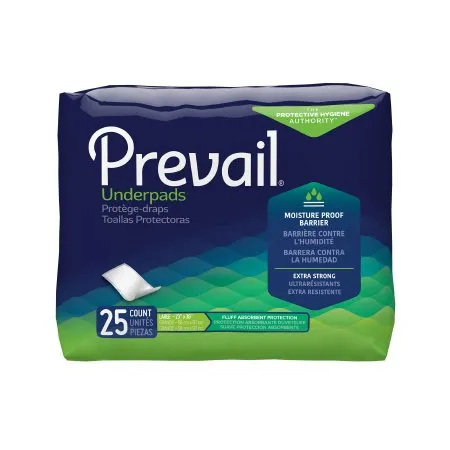 First Quality - Prevail Total Care - UP-150/1 -  Disposable Underpad  23 X 36 Inch Fluff Light Absorbency