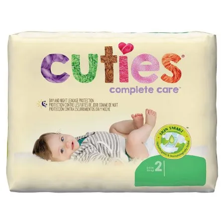 First Quality - Cuties - CDB002 -  Unisex Baby Diaper  Size 2 Disposable Heavy Absorbency