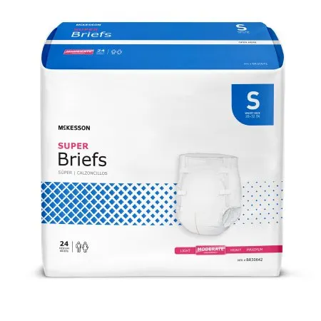 McKesson - BR30642 - Unisex Adult Incontinence Brief Small Disposable Moderate Absorbency