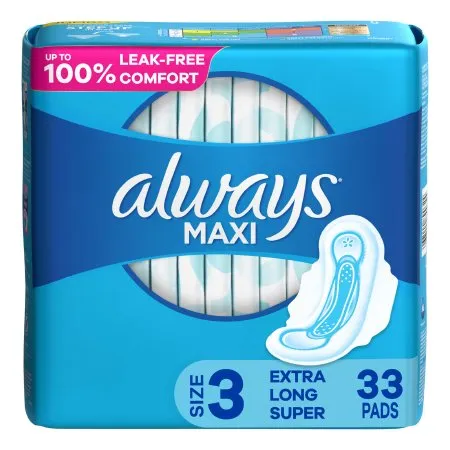 Procter & Gamble - Always Maxi - 03700098727 - Feminine Pad Always Maxi With Wings Regular Absorbency