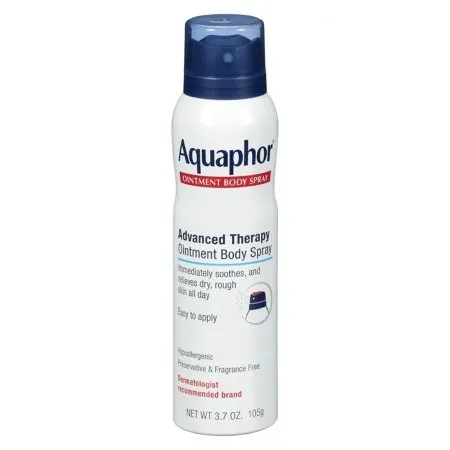 Beiersdorf - Aquaphor Ointment Body Spray - 07214002179 - Hand And Body Moisturizer Aquaphor Ointment Body Spray 3.7 Oz. Aerosol Can Unscented Liquid