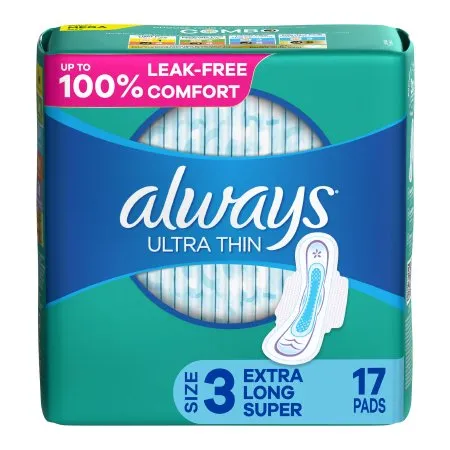 Procter & Gamble - Always Ultra Thin - 03077203345 - Feminine Pad Always Ultra Thin With Wings Super Absorbency