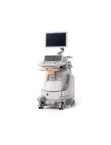 Global Medical Imaging - Philips Ie33 - 125029 - Ultrasound System Philips Ie33 Digital E Cart, Tilt/Rotate Adjustable Monitor, Trackball, 3 Probe Ports, 2 Cm Minimum Depth Of Field, 30 Cm Maximum Depth Of Field, 1 To 39 Cm (Transducer Dependent) Displaye