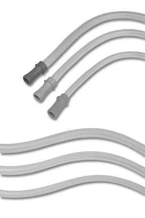 Conmed - 0037860 - Suction Tubing 6-4mm ID x 1-8m Long with Male  Female Connectors 50-cs