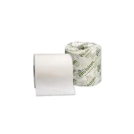 Georgia-Pacific Consumer - envision - 14580/01 - Georgia Pacific  Toilet Tissue  White 1 Ply Standard Size Cored Roll 1210 Sheets 4 X 4 1/20 Inch