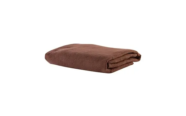Fabrication Enterprises - 15-3753CFDC - Massage Sheet Set - Includes: Fitted, Flat and Cradle Sheets - Cotton Flannel - Dark Chocolate