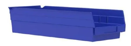 Akro-Mils - 30138BLUE - Shelf Bin Blue Industrial Grade Polymers 4 X 6-5/8 X 17-7/8 Inch