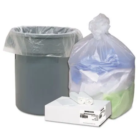 Ultra Plus - WBI-WHD3339 - Can Liners, 33 Gal, 11 Mic, 33 X 40, Natural, 10 Bags/roll, 10 Rolls/carton