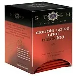 Stash Tea - 219627 - Black Teas Double Spice Chai 18 tea bags 20 tea bags unless noted