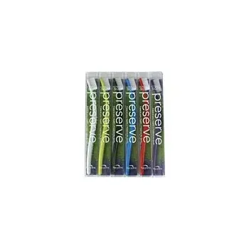 Preserve - 222431 - Personal Care Ultra Soft Toothbrushes Travel Case 6-pack