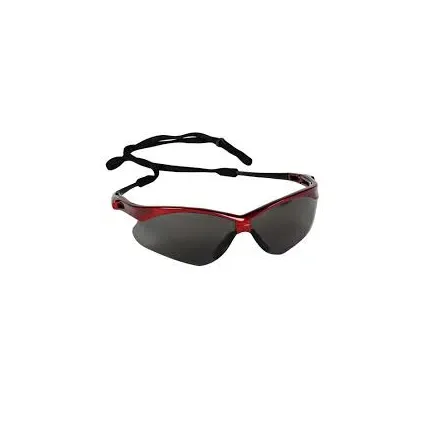 Kimberly Clark - 22611 - Safety Glasses, Smoke Lens, Red Frame, 12/cs