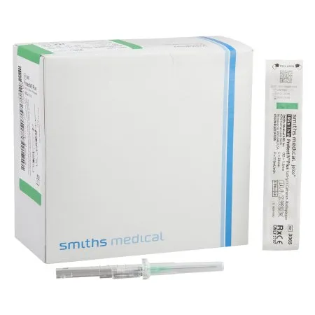 Smiths Medical - Protectiv Plus - 306501 -  Peripheral IV Catheter  18 Gauge 1.25 Inch Retracting Safety Needle